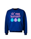 Lil' Egg Hunter - Easter - Pink Adult Dark Sweatshirt by TooLoud-Sweatshirts-TooLoud-Deep-Royal-Blue-Small-Davson Sales