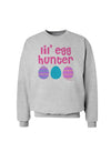 Lil' Egg Hunter - Easter - Pink Sweatshirt by TooLoud-Sweatshirts-TooLoud-AshGray-Small-Davson Sales