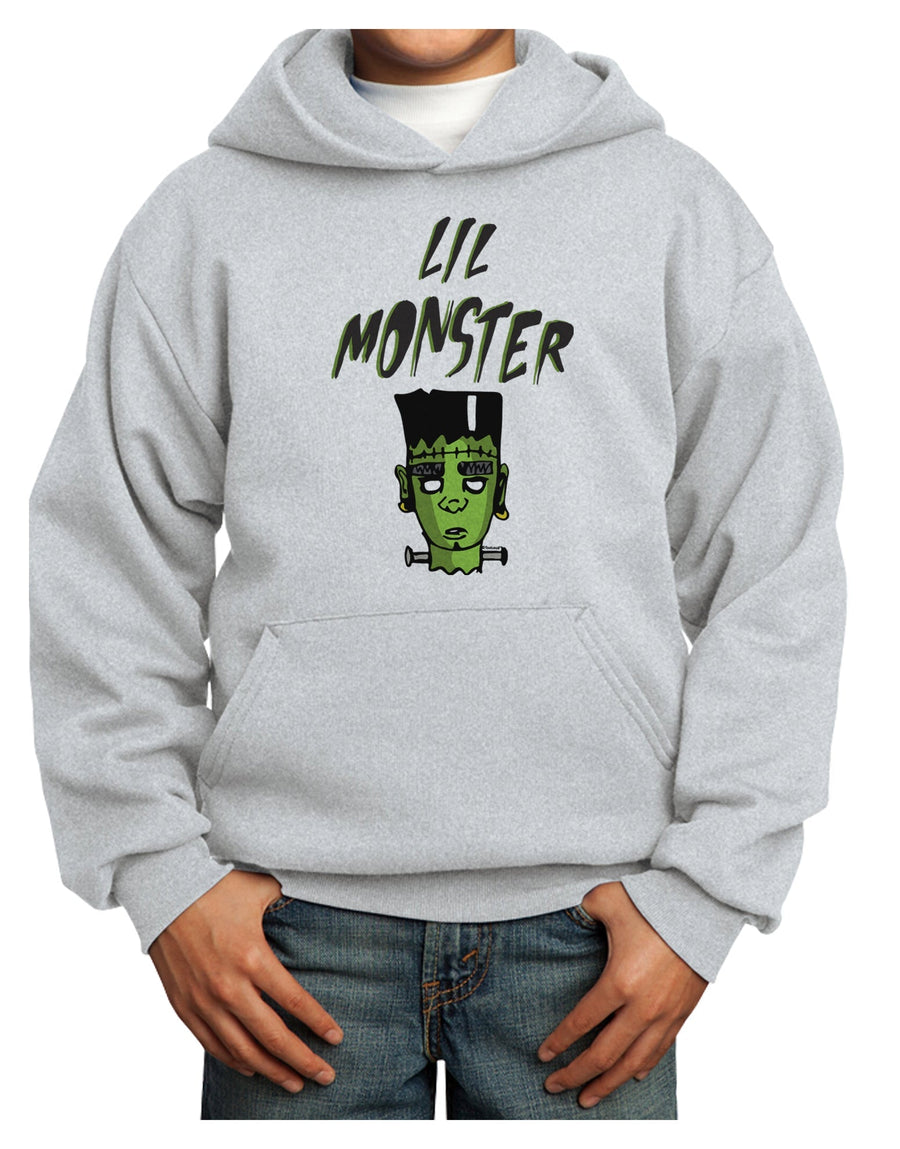 Lil Monster Frankenstenstein Youth Hoodie Pullover Sweatshirt-Youth Hoodie-TooLoud-White-XS-Davson Sales