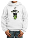 Lil Monster Frankenstenstein Youth Hoodie Pullover Sweatshirt-Youth Hoodie-TooLoud-White-XS-Davson Sales