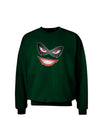 Lil Monster Mask Adult Dark Sweatshirt-Sweatshirts-TooLoud-Deep-Forest-Green-Small-Davson Sales