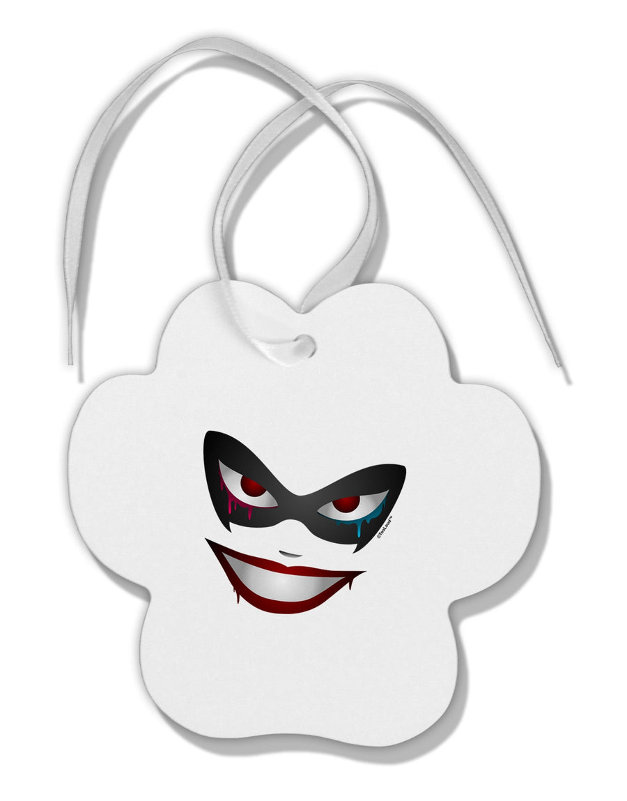 Lil Monster Mask Paw Print Shaped Ornament-Ornament-TooLoud-White-Davson Sales