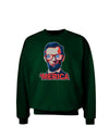 Lincoln Merica Adult Dark Sweatshirt-Sweatshirts-TooLoud-Deep-Forest-Green-Small-Davson Sales