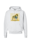 Lion Watercolor 1 Hoodie Sweatshirt-Hoodie-TooLoud-White-Small-Davson Sales