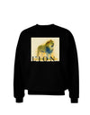 Lion Watercolor 1 Text Adult Dark Sweatshirt-Sweatshirts-TooLoud-Black-Small-Davson Sales