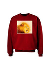 Lion Watercolor 3 Adult Dark Sweatshirt-Sweatshirts-TooLoud-Deep-Red-Small-Davson Sales