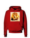 Lion Watercolor 4 Dark Hoodie Sweatshirt-Hoodie-TooLoud-Red-Small-Davson Sales