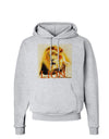 Lion Watercolor 4 Text Hoodie Sweatshirt-Hoodie-TooLoud-AshGray-Small-Davson Sales