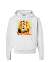 Lion Watercolor 4 Text Hoodie Sweatshirt-Hoodie-TooLoud-White-Small-Davson Sales