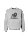 Lion Watercolor B Sweatshirt-Sweatshirts-TooLoud-AshGray-Small-Davson Sales