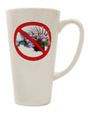 Lionfish-Free 16 Ounce Conical Latte Coffee Mug - Expertly Crafted Drinkware-Conical Latte Mug-TooLoud-White-Davson Sales