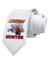 Lionfish Hunter Printed White Necktie