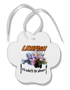 Lionfish - It's What's For Dinner Paw Print Shaped Ornament-Ornament-TooLoud-White-Davson Sales