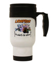 Lionfish - It's What's For Dinner Stainless Steel 14oz Travel Mug-Travel Mugs-TooLoud-White-Davson Sales