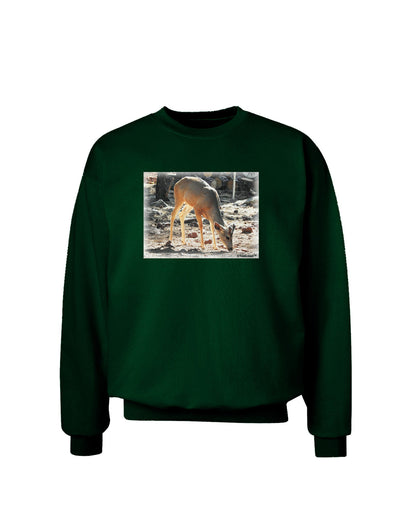 Little Buck Adult Dark Sweatshirt-Sweatshirts-TooLoud-Deep-Forest-Green-Small-Davson Sales