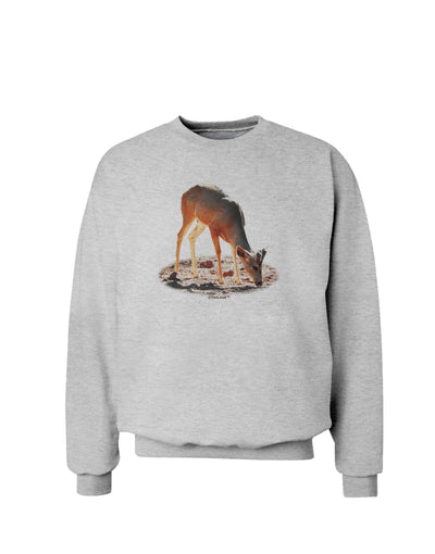 Little Buck Cutout Sweatshirt-Sweatshirts-TooLoud-AshGray-Small-Davson Sales