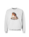 Little Buck Cutout Sweatshirt-Sweatshirts-TooLoud-White-Small-Davson Sales