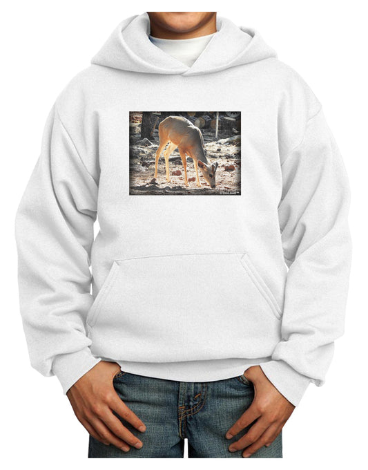 Little Buck Youth Hoodie Pullover Sweatshirt-Youth Hoodie-TooLoud-White-XS-Davson Sales