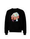 Little Gingerbread House Design #1 Adult Dark Sweatshirt by TooLoud-Sweatshirts-TooLoud-Black-Small-Davson Sales