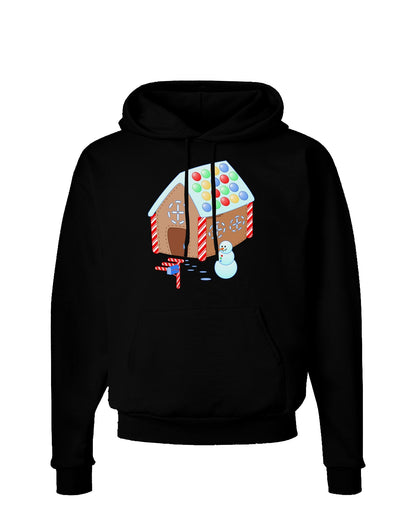 Little Gingerbread House Design #1 Dark Hoodie Sweatshirt by TooLoud-Hoodie-TooLoud-Black-Small-Davson Sales