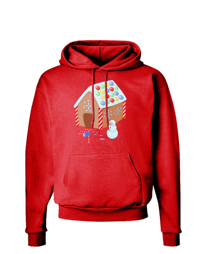 Little Gingerbread House Design #1 Dark Hoodie Sweatshirt by TooLoud-Hoodie-TooLoud-Red-Small-Davson Sales