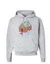 Little Gingerbread House Design #1 Hoodie Sweatshirt by TooLoud-Hoodie-TooLoud-AshGray-Small-Davson Sales