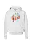 Little Gingerbread House Design #1 Hoodie Sweatshirt by TooLoud-Hoodie-TooLoud-White-Small-Davson Sales