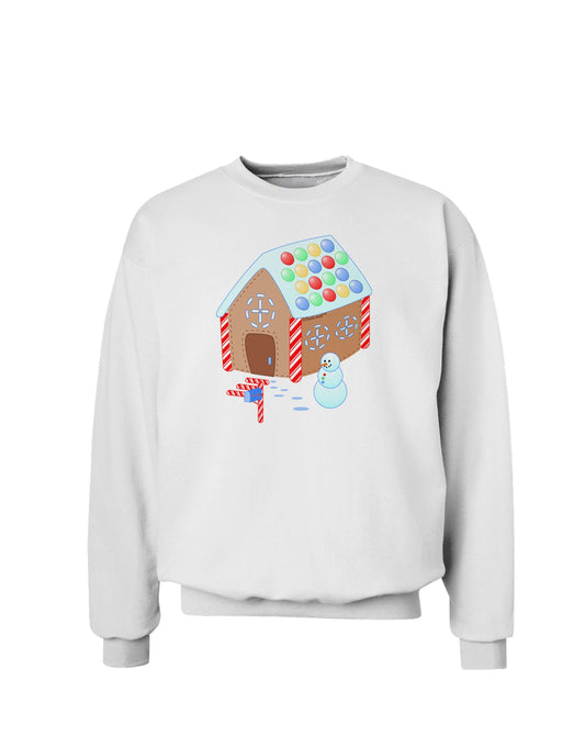 Little Gingerbread House Design #1 Sweatshirt by TooLoud-Sweatshirts-TooLoud-White-Small-Davson Sales