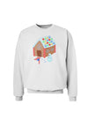 Little Gingerbread House Design #1 Sweatshirt by TooLoud-Sweatshirts-TooLoud-White-Small-Davson Sales