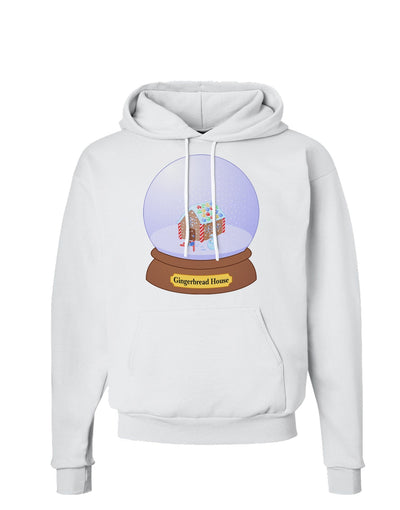 Little Gingerbread House Snow Globe Hoodie Sweatshirt by TooLoud-Hoodie-TooLoud-White-Small-Davson Sales