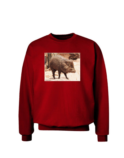 Little Javelina Adult Dark Sweatshirt-Sweatshirts-TooLoud-Deep-Red-Small-Davson Sales