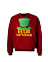 Little Leprechaun - St. Patrick's Day Adult Dark Sweatshirt by TooLoud-Sweatshirts-TooLoud-Deep-Red-Small-Davson Sales