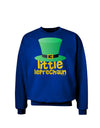 Little Leprechaun - St. Patrick's Day Adult Dark Sweatshirt by TooLoud-Sweatshirts-TooLoud-Deep-Royal-Blue-Small-Davson Sales