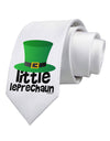 Little Leprechaun - St. Patrick's Day Printed White Necktie by TooLoud