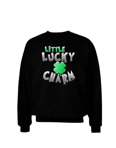 Little Lucky Charm Adult Dark Sweatshirt-Sweatshirts-TooLoud-Black-Small-Davson Sales