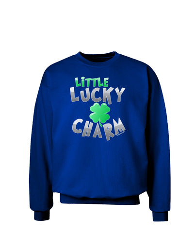 Little Lucky Charm Adult Dark Sweatshirt-Sweatshirts-TooLoud-Deep-Royal-Blue-Small-Davson Sales