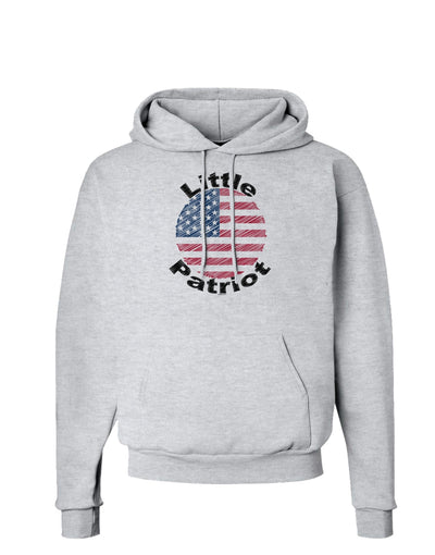 Little Patriot Scribble Hoodie Sweatshirt-Hoodie-TooLoud-AshGray-Small-Davson Sales