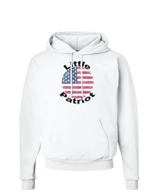 Little Patriot Scribble Hoodie Sweatshirt-Hoodie-TooLoud-White-Small-Davson Sales
