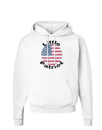 Little Patriot Scribble Hoodie Sweatshirt-Hoodie-TooLoud-White-Small-Davson Sales