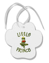 Little Prince Frog Paw Print Shaped Ornament-Ornament-TooLoud-White-Davson Sales