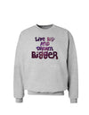 Live Big & Dream Bigger Sweatshirt-Sweatshirts-TooLoud-AshGray-Small-Davson Sales