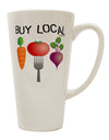 Local Harvest - Vegetable Print 16 oz Conical Latte Coffee Mug - TooLoud-Conical Latte Mug-TooLoud-White-Davson Sales