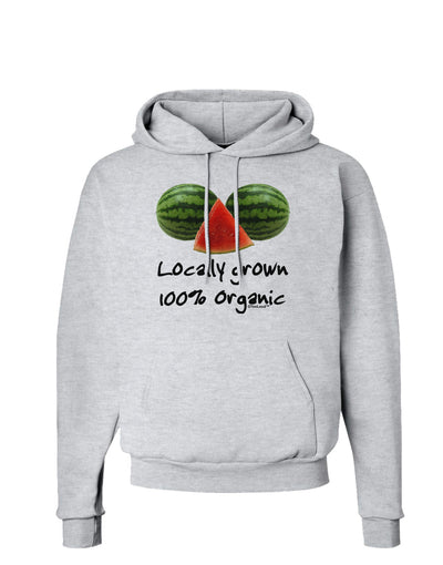 Locally Grown Organic Melons Hoodie Sweatshirt-Hoodie-TooLoud-AshGray-Small-Davson Sales