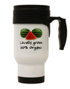 Locally Grown Organic Melons Stainless Steel 14oz Travel Mug-Travel Mugs-TooLoud-White-Davson Sales