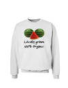 Locally Grown Organic Melons Sweatshirt-Sweatshirts-TooLoud-White-Small-Davson Sales