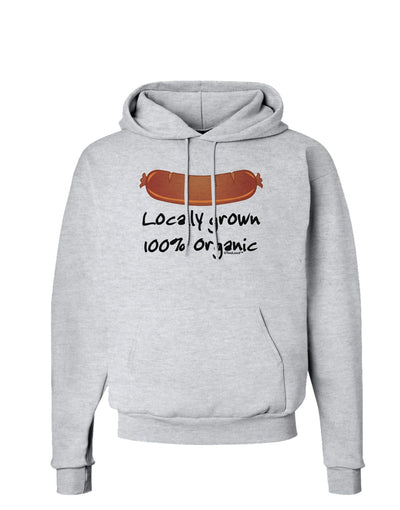 Locally Grown Organic Sausage Hoodie Sweatshirt-Hoodie-TooLoud-AshGray-Small-Davson Sales