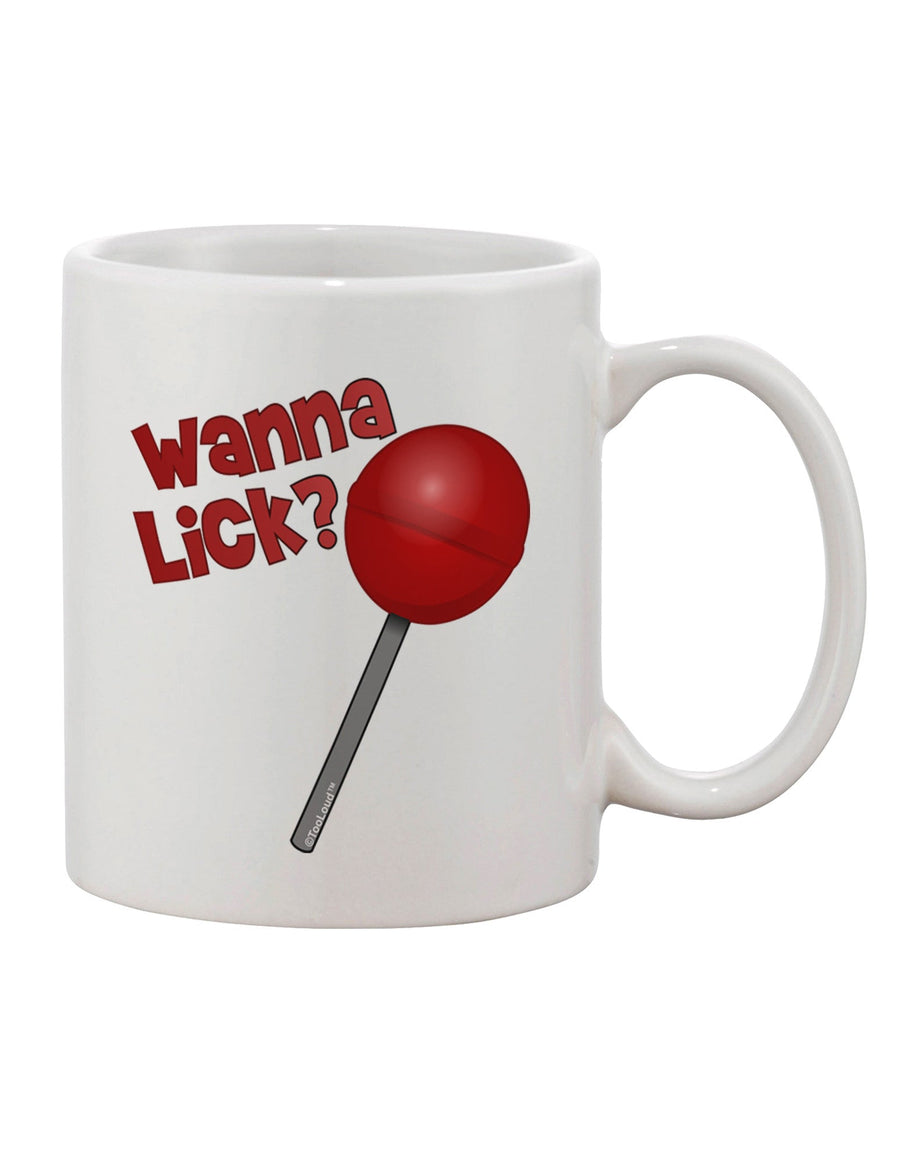 Lollipop Inspired 11 oz Coffee Mug - Perfect for Sipping in Style TooLoud-11 OZ Coffee Mug-TooLoud-White-Davson Sales