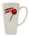 Lollipop-inspired 16 Ounce Conical Latte Coffee Mug - TooLoud-Conical Latte Mug-TooLoud-White-Davson Sales