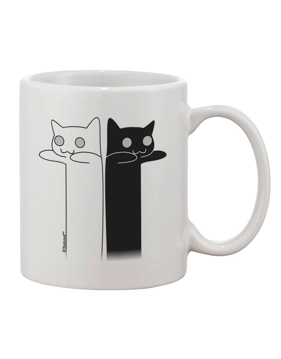 Longcat and Tacgnol - Expertly Crafted Internet Humor Printed 11 oz Coffee Mug by TooLoud-11 OZ Coffee Mug-TooLoud-White-Davson Sales