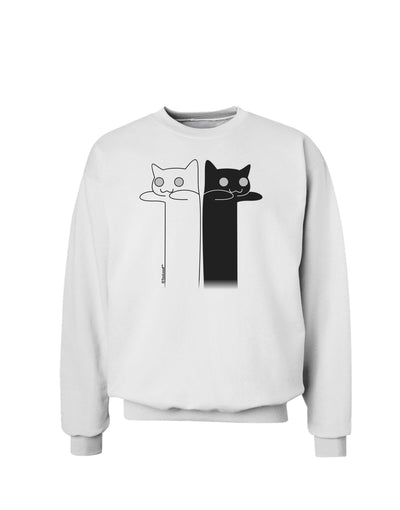 Longcat and Tacgnol - Internet Humor Sweatshirt by TooLoud-Sweatshirts-TooLoud-White-Small-Davson Sales